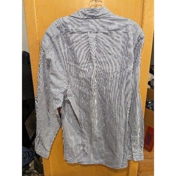 Ralph Lauren Mens XL 18 Plaid Button Down Shirt Long Sleeve Missing Top button - Picture 2 of 5